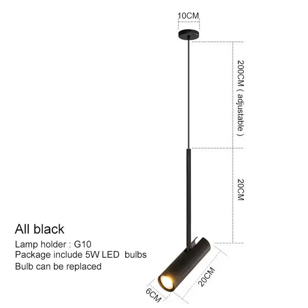 Lunara moderní LED závěsná lampa pro atmosféru v ložnici