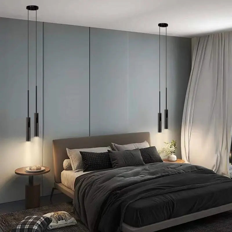 Lunara moderní LED závěsná lampa pro atmosféru v ložnici
