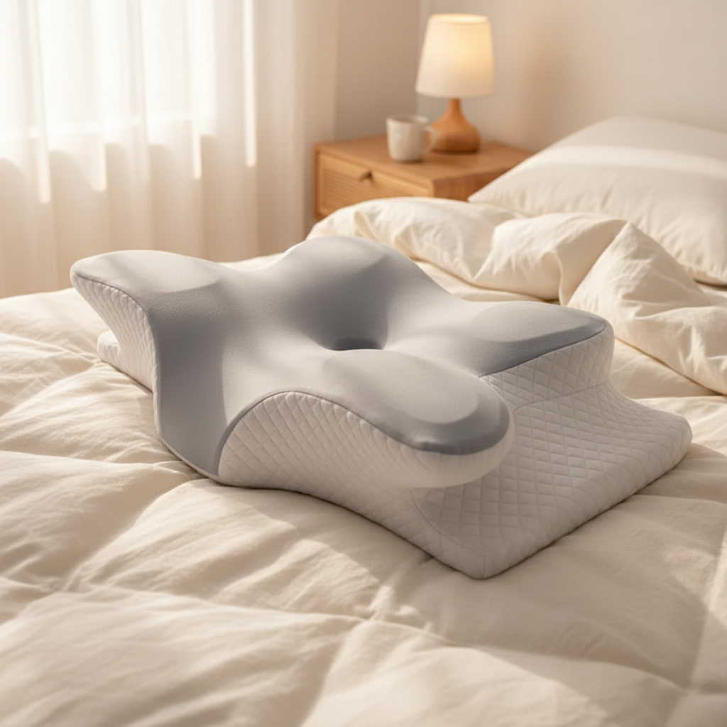 VitaRest ergonomický polštář z paměťové pěny pro úlevu od bolesti krku a ramen