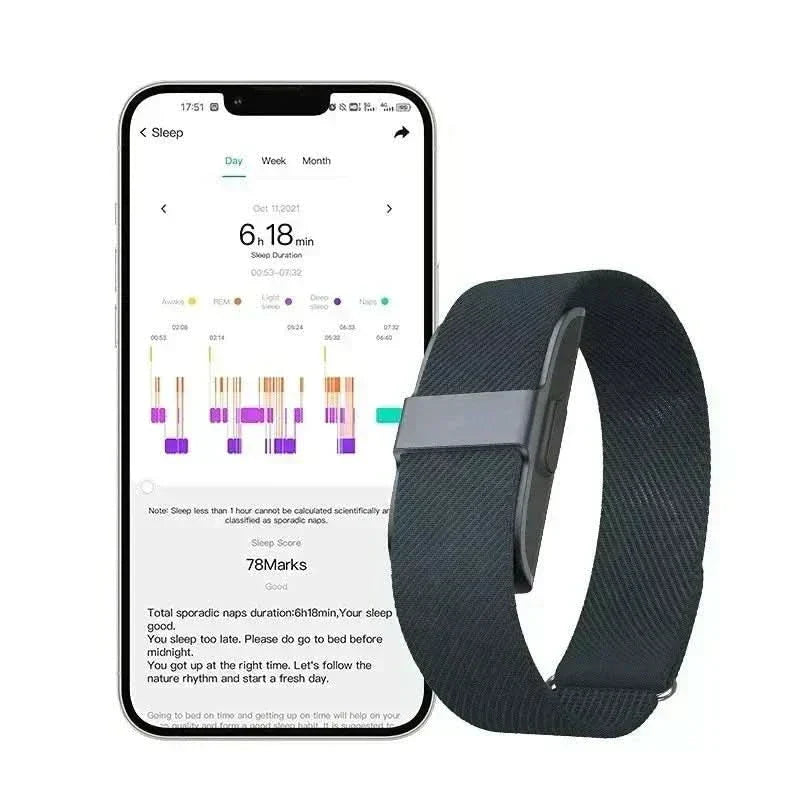 AeroPulse Monitor de Atividade à Prova de Água com Monitorização de Frequência Cardíaca, Oxigénio e Atividade