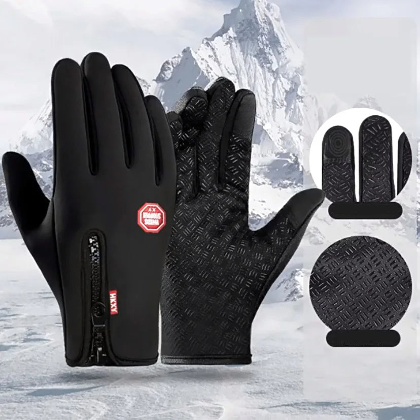Thermally Insulated Winter Cycling Gloves For Men And Women