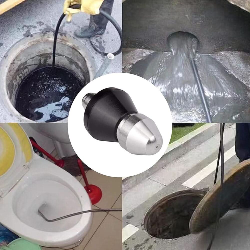 نازل توربو جت هیدرونووا برای حذف سریع گرفتگی لوله