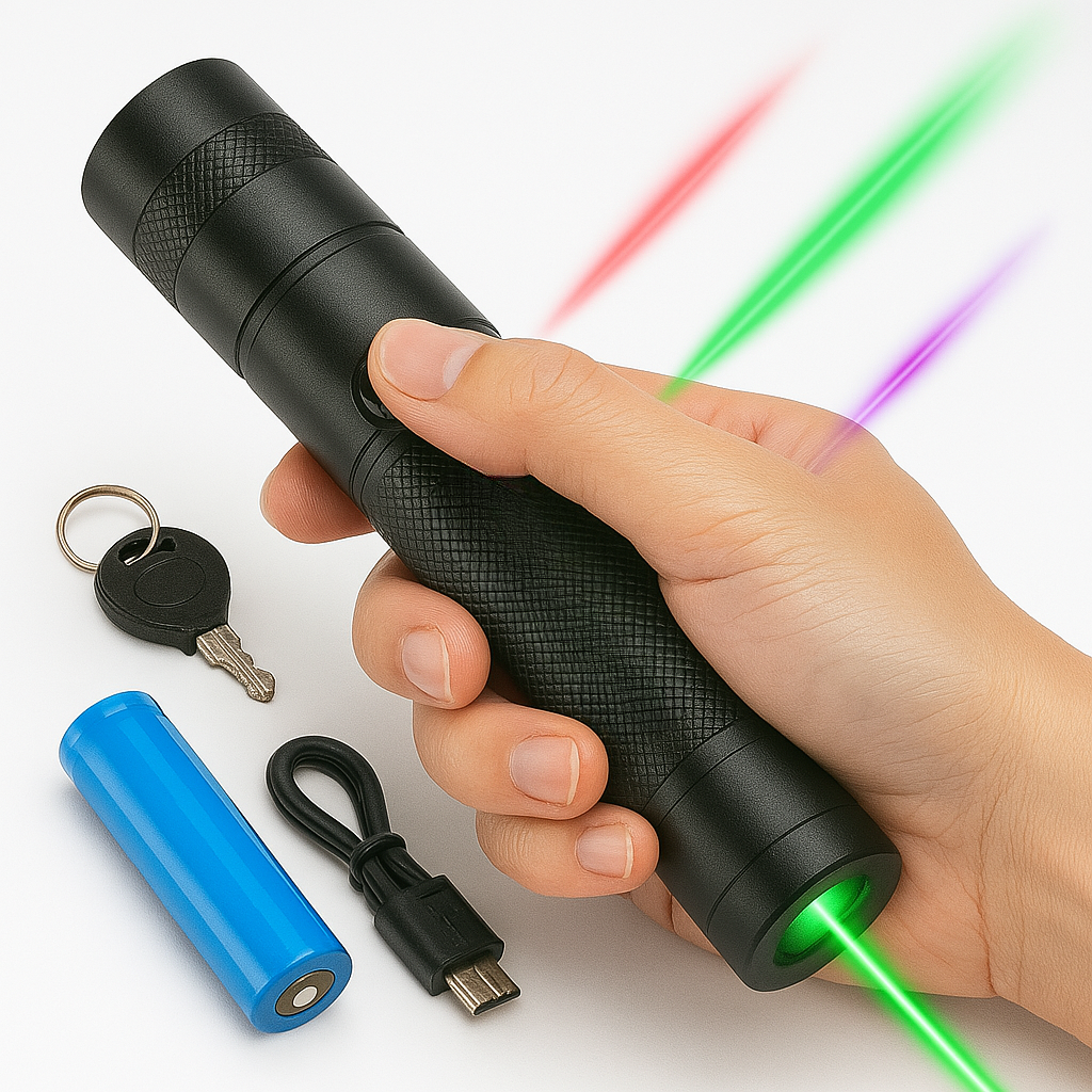Mocna latarka wskaźnik laserowy dalekiego zasięgu Edycja Pro
