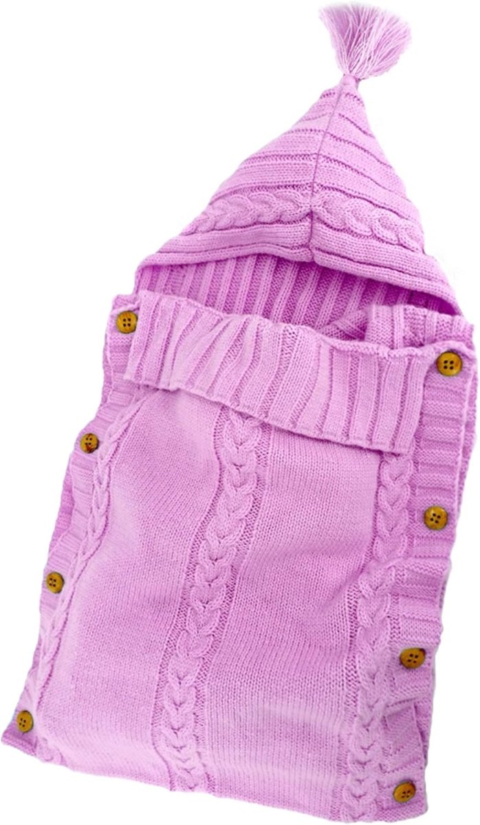 CozyNest Baby Wrap Beige Nyfödd Filt Mjuk Sovsäck för Värme och Komfort