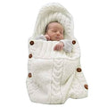 CozyNest Baby Wrap Beige Nyfödd Filt Mjuk Sovsäck för Värme och Komfort