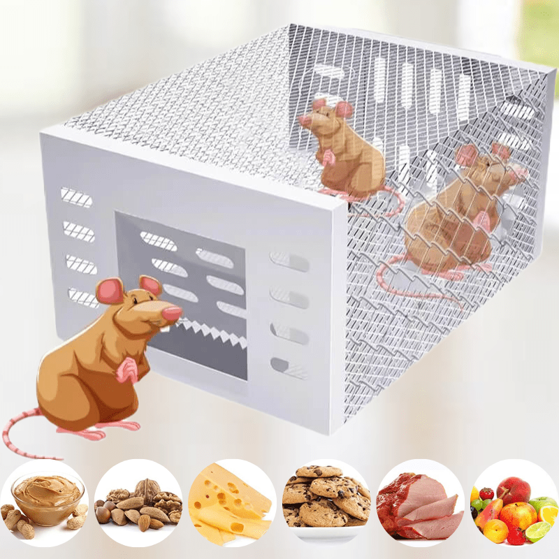 تله موش مهربان با طراحی ایمن و قابل استفاده مجدد