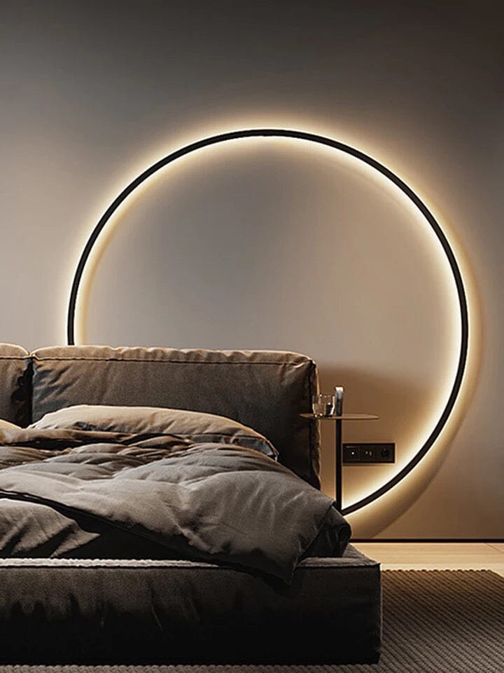 Eclipse kulaté LED nástěnné svítidlo včetně montážní sady