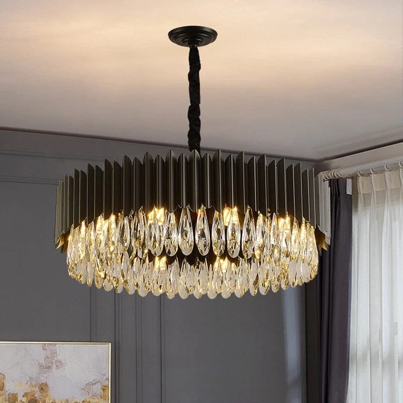 Lyfera Crystal Lustr Luxusní Moderní Osvětlení Výrazný Prvek