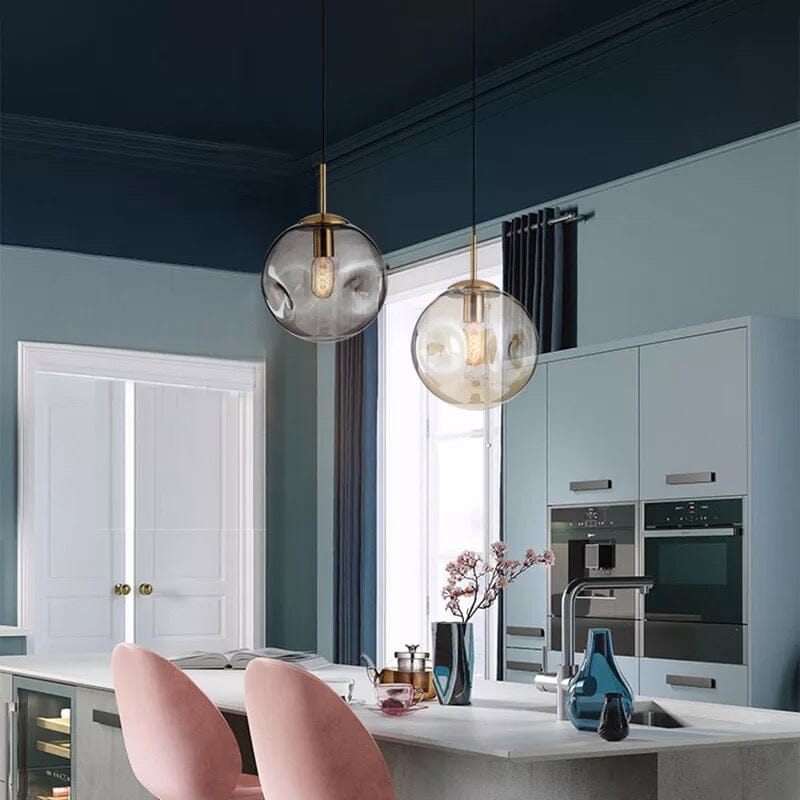 Serene Glass Ceiling Pendant Light With Streamlined Silhouette