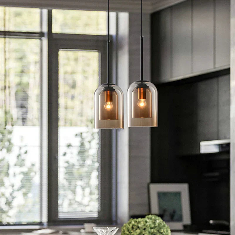 Astrae Nordic Glass Pendant Lights For Modern Kitchens