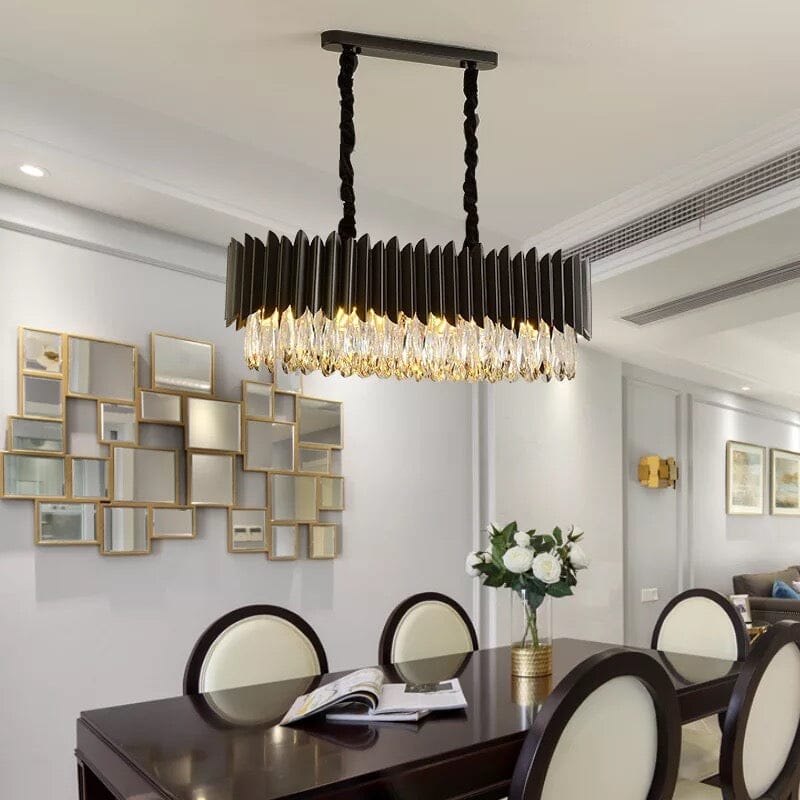 Lyfera Crystal Lustr Luxusní Moderní Osvětlení Výrazný Prvek