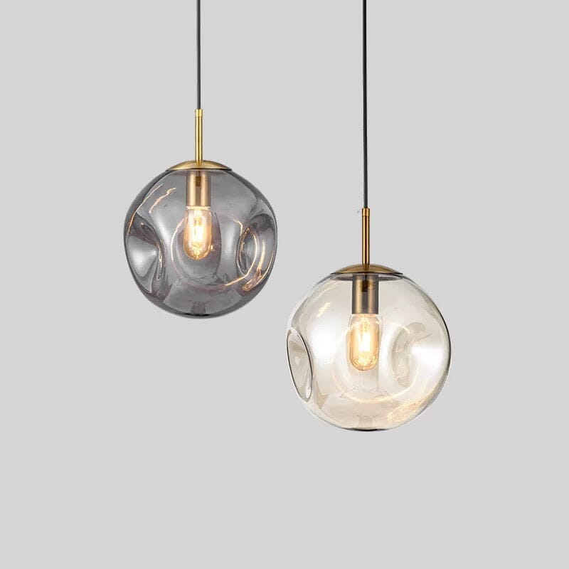 Aeris Glass Pendant Light Minimalist Ceiling Lamp Modern Living
