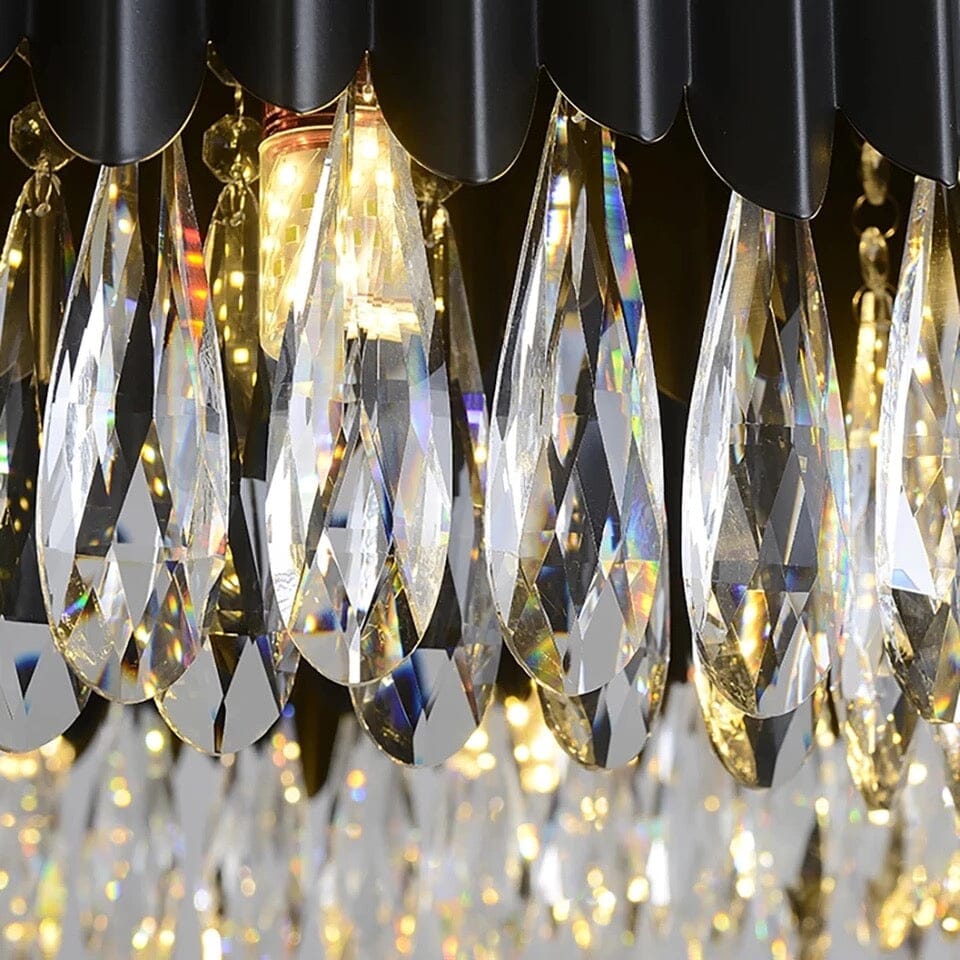 Lyfera Crystal Lustr Luxusní Moderní Osvětlení Výrazný Prvek