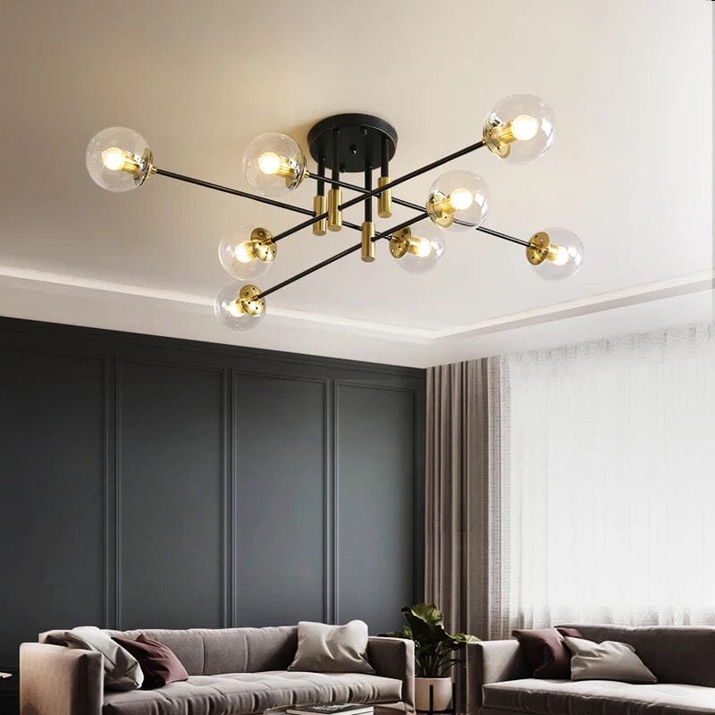 Lyra 8-Light Nordic Chandelier Handcrafted Modern Ceiling Fixture