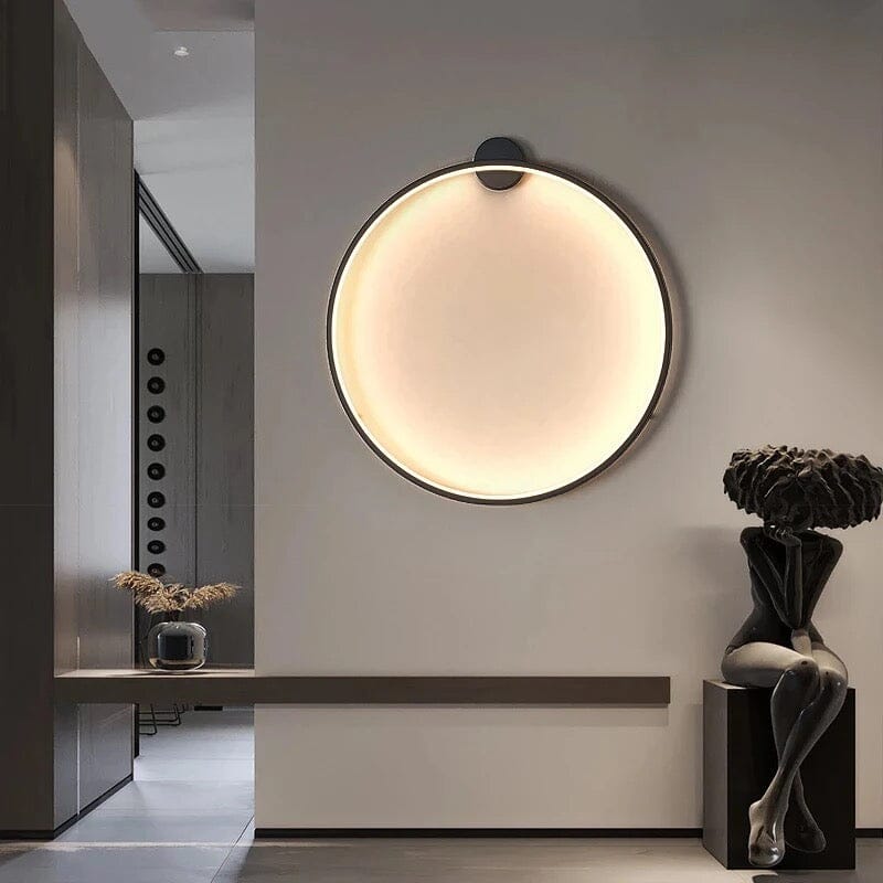 Eclipse kulaté LED nástěnné svítidlo včetně montážní sady