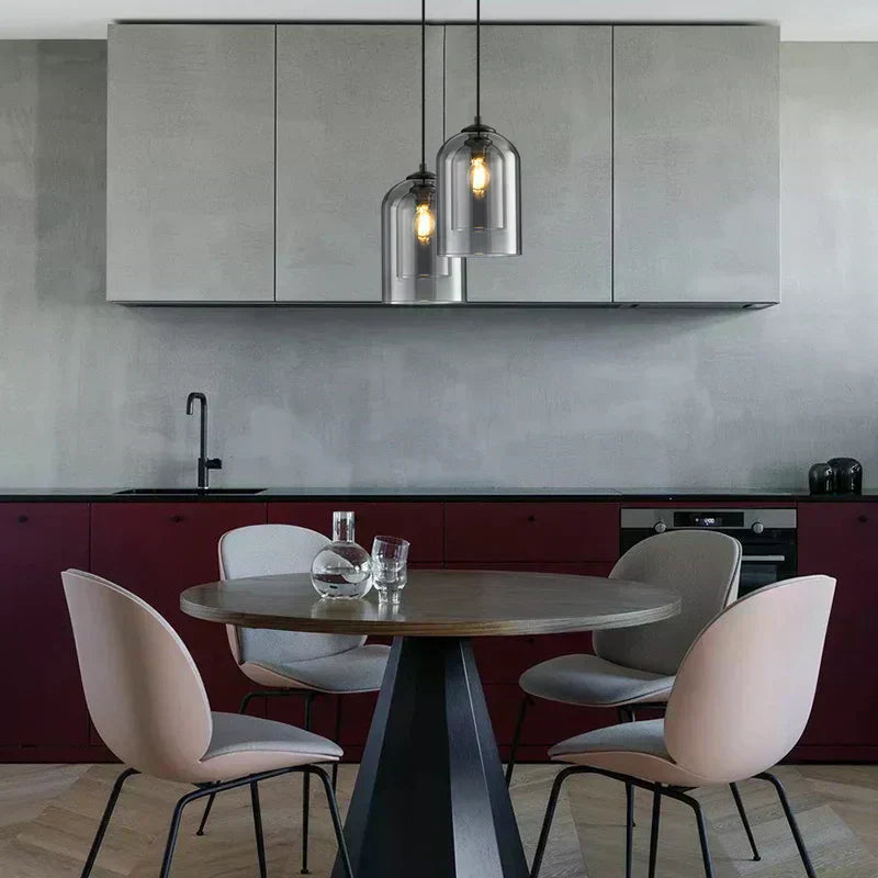 Astrae Nordic Glass Pendant Lights For Modern Kitchens