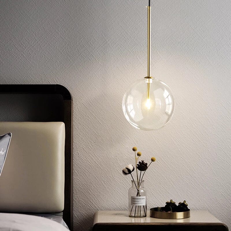 Arden Nordic Glas-Kugel-Pendelleuchten von Linvale Studio