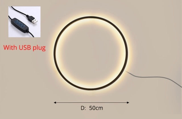 AuroraX Orbit Kulaté LED nástěnné svítidlo Moderní design Pro