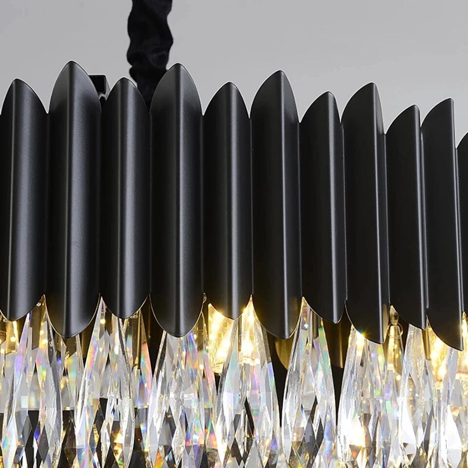 Lyfera Crystal Lustr Luxusní Moderní Osvětlení Výrazný Prvek
