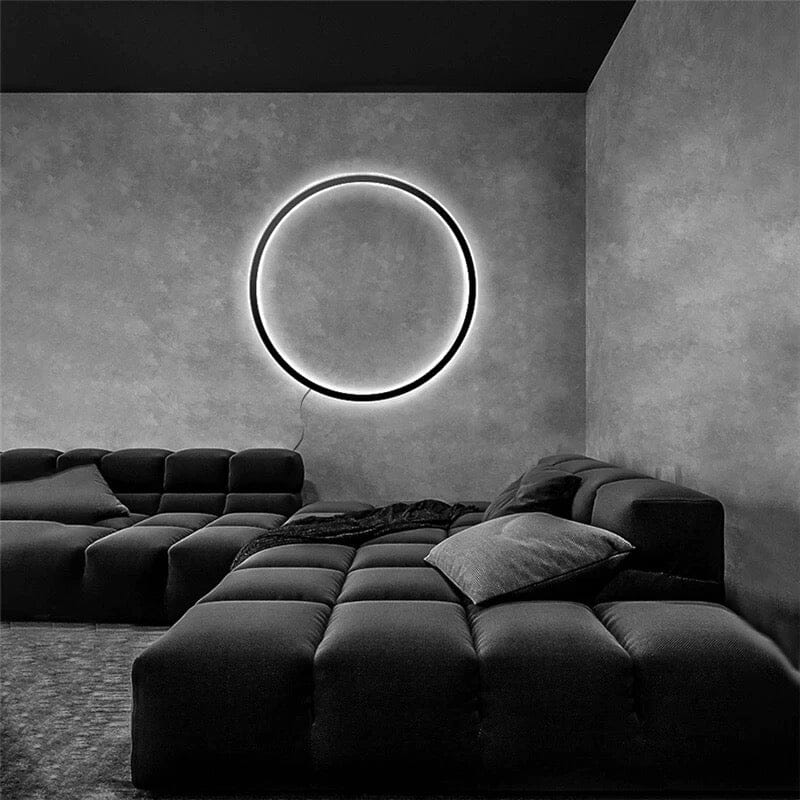 Eclipse kulaté LED nástěnné svítidlo včetně montážní sady