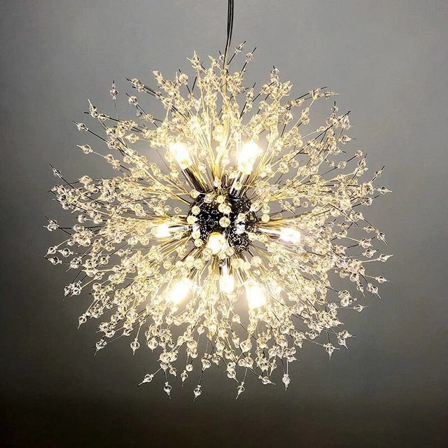 Závěsná lampa AstraLume Dandelion Crystal s nastavitelnou výškou