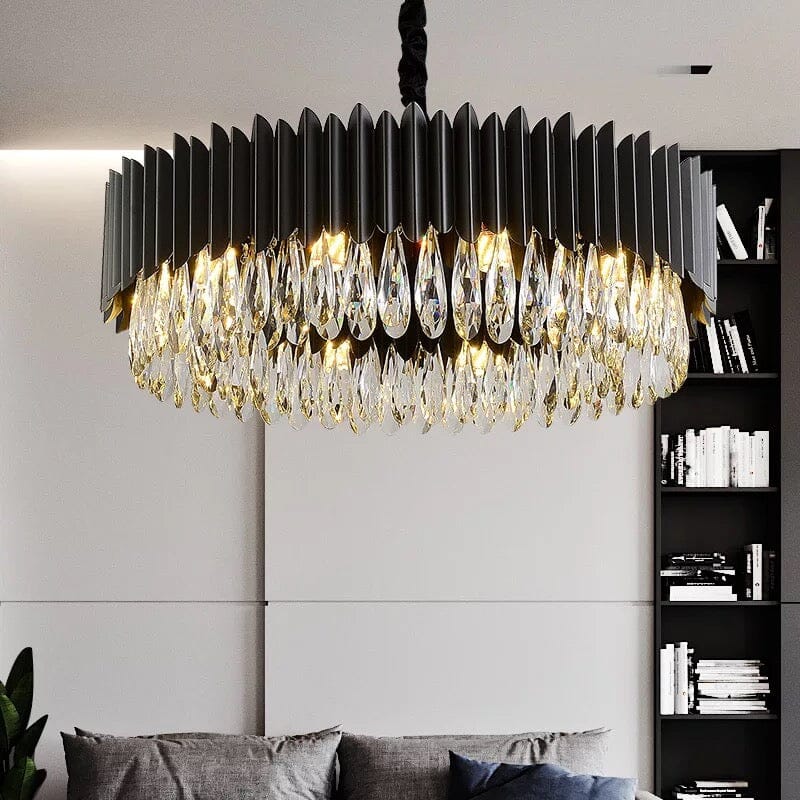 Lyfera Crystal Lustr Luxusní Moderní Osvětlení Výrazný Prvek