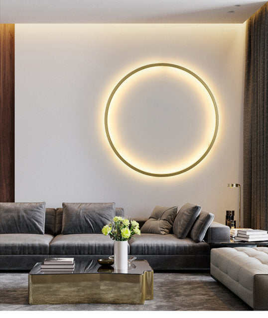 Eclipse kulaté LED nástěnné svítidlo včetně montážní sady