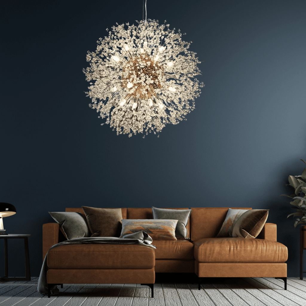 Závěsná lampa AstraLume Dandelion Crystal s nastavitelnou výškou