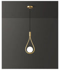 Závěsné svítidlo AuroraDrop Satin Iron s moderním držákem