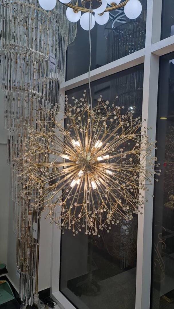 Závěsná lampa AstraLume Dandelion Crystal s nastavitelnou výškou