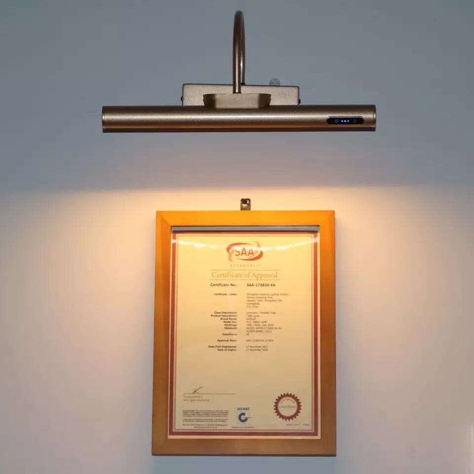 Aureon LED Frame Light For Picture Frames | Easy Install Wall Lamp