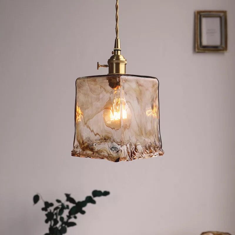 AstraGlow Moderní skleněné stropní svítidlo do kuchyně a koupelny