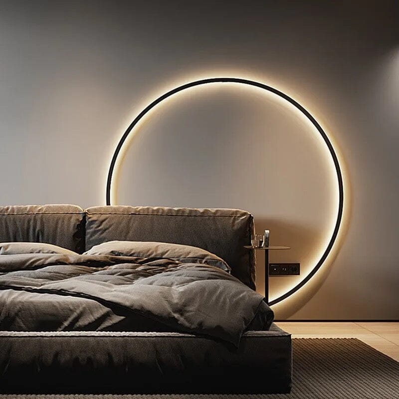 Eclipse kulaté LED nástěnné svítidlo včetně montážní sady
