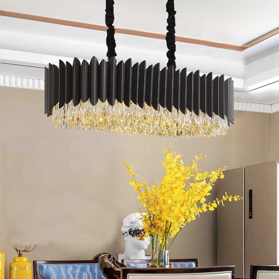 Lyfera Crystal Lustr Luxusní Moderní Osvětlení Výrazný Prvek