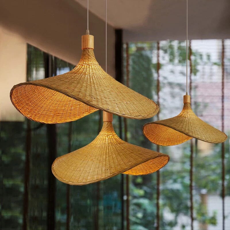 LumaWeave Bambuslampe mit sanftem, warmem Licht für jede Einrichtung