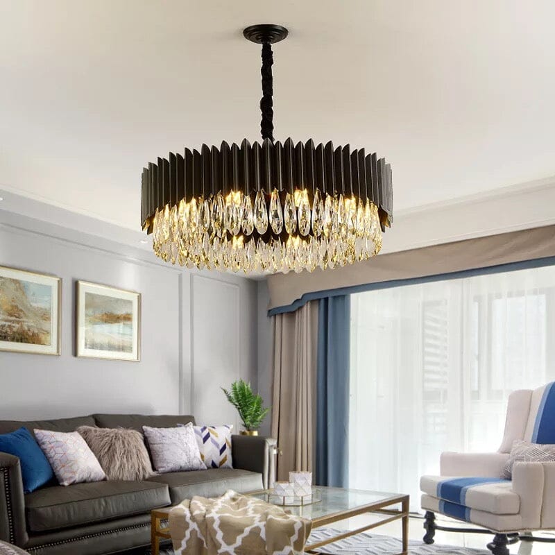 Lyfera Crystal Lustr Luxusní Moderní Osvětlení Výrazný Prvek
