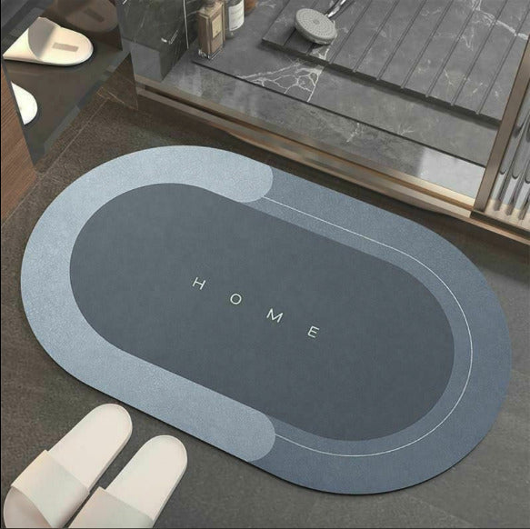 QuellDry Bath Mat Ultra Absorbent Non Slip Bath Mat