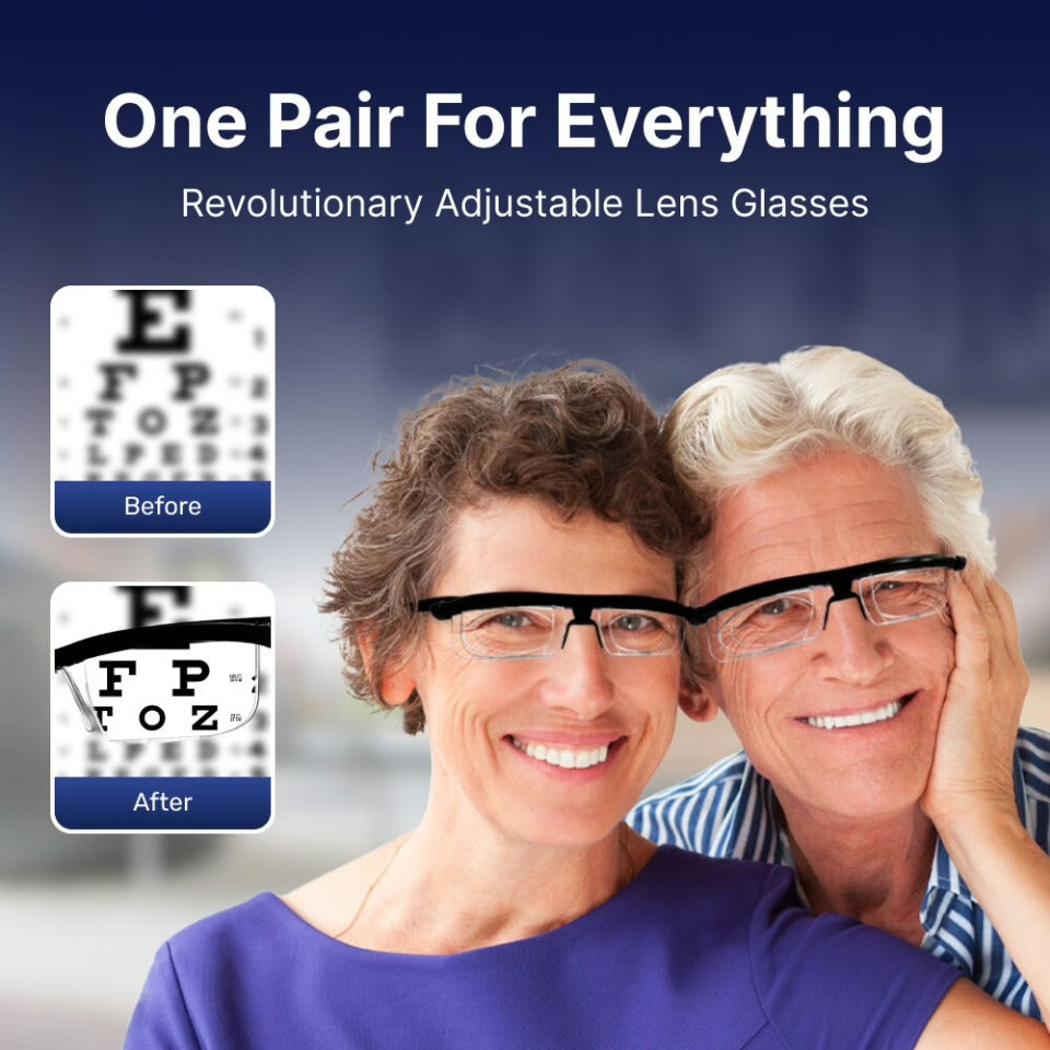 OptiFlex Adjustable Focus Glasses For Reading And Driving