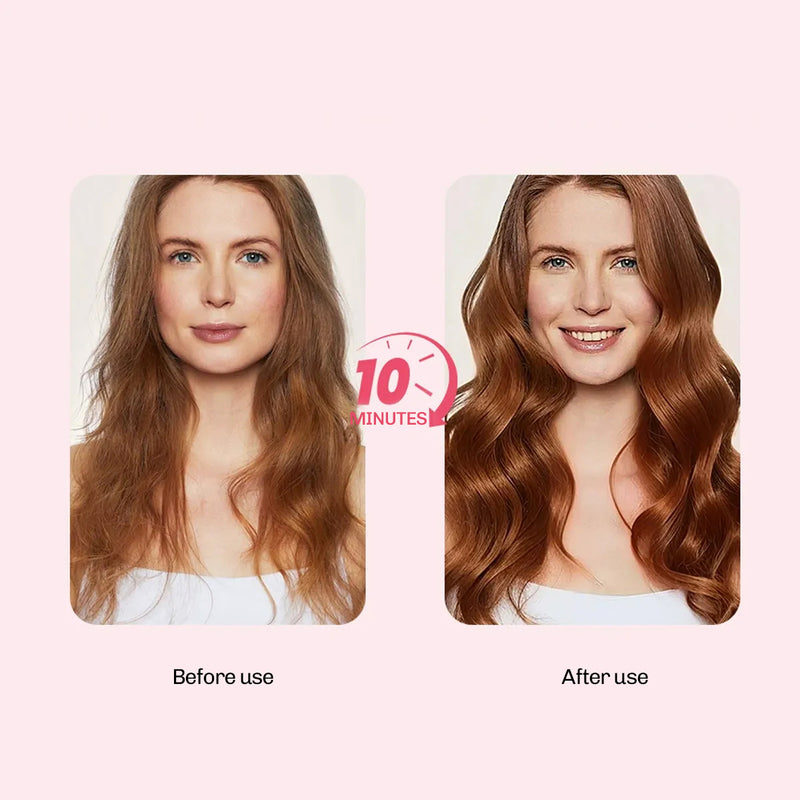 StyleFusion - 1,5palcový kulatý horký kartáč – iontový tepelný kartáč se 6 nastaveními teploty