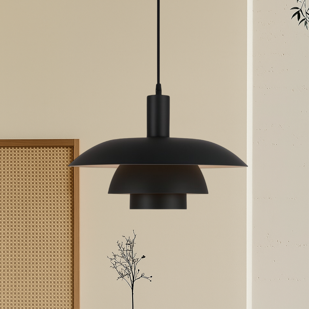 Nordis závěsná lampa dánského stylu do jídelny a obývacího pokoje