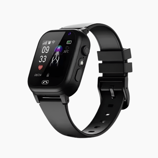 SafeQuest Jr GPS dětské chytré hodinky s reálným časovým sledováním a bezpečnostními funkcemi