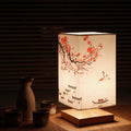 LumaNova Nordic japonská stolní lampa s měkkým textilním stínidlem