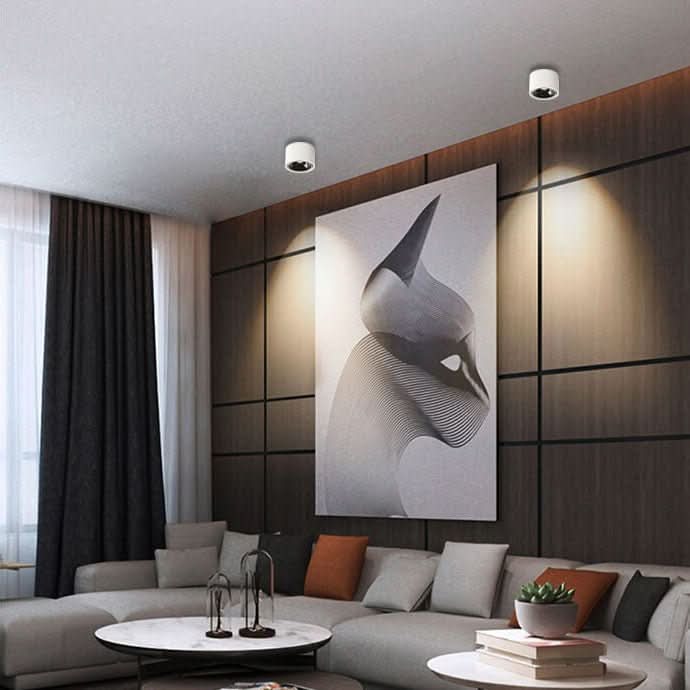 NovaDisk Moderní minimalistické LED stropní světlo pro soustředěné osvětlení