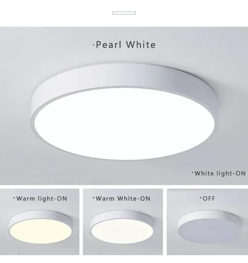 LumaNova LED Ceiling Light With Modern Design And Even Illumination