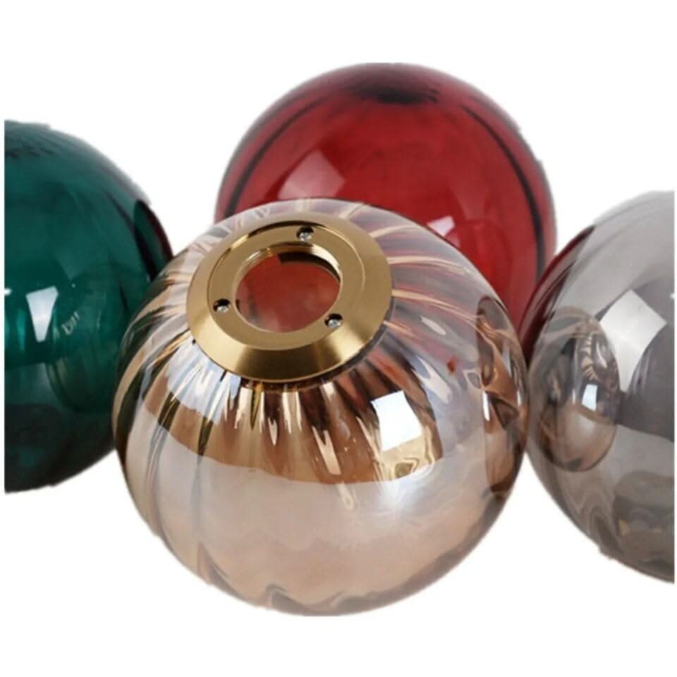 Luma Glas Kuglelampe, Elegant Stemningslys til Soveværelser og Spisestuer
