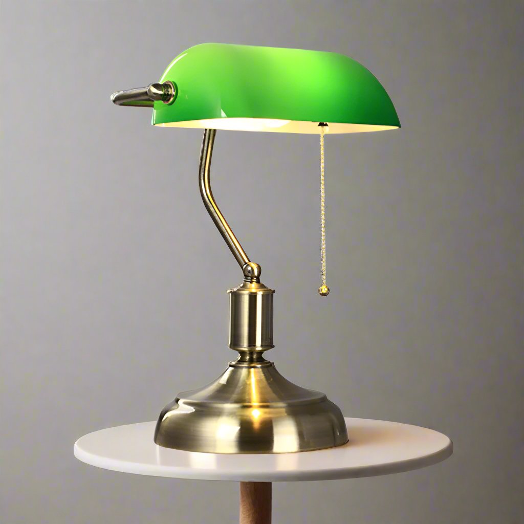 Aurelle Glass Table Lamp — European Style Luxury Lighting