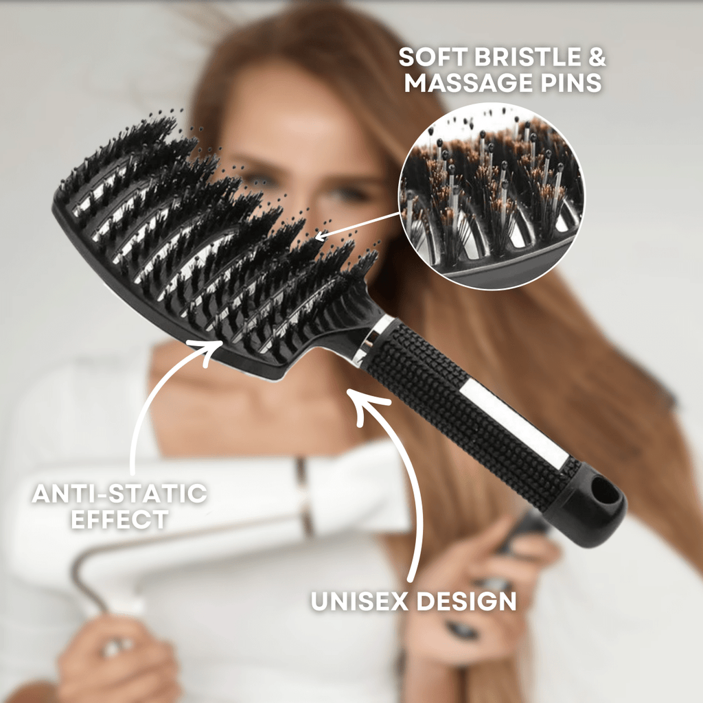 LumenGlide Painless Detangling Brush for Smooth and Shiny Hair
