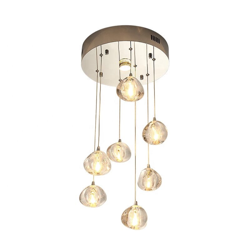 Lumenry Kristall-Treppenhaus-Kronleuchter Modernes LED-Beleuchtungssystem
