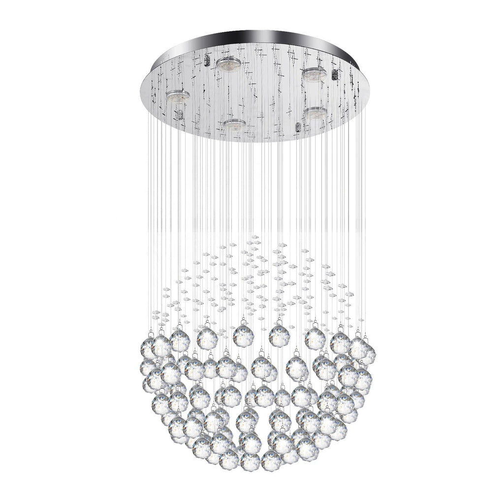 Asterra Crystal Raindrop Chandelier For Modern Living