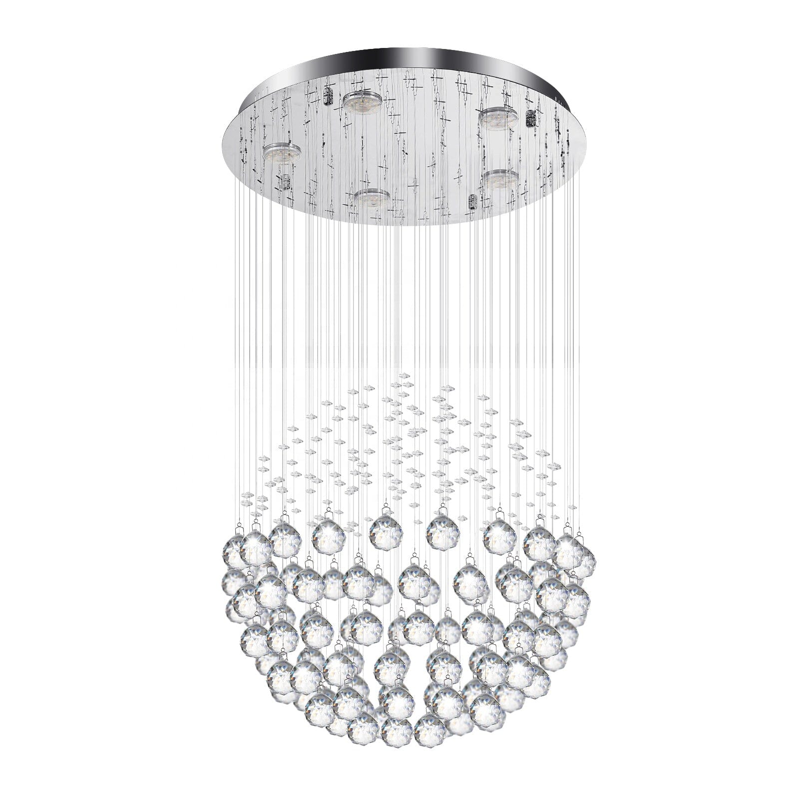 Asterra Crystal Raindrop Chandelier For Modern Living